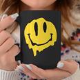 ドリッピースマイルイエロースマイルフェイスシャツ かわいい ハッピースマイルフェイス コーヒーマグ 面白い贈り物
