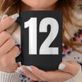 ナンバー12 シャツ。十二 コーヒーマグ 面白い贈り物