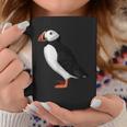 ニシツノメドリ 鳥 動物 図 バードウォッチング 贈り物 鳥類学者 生物学者 自然科学 コーヒーマグ 面白い贈り物