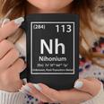 ニホニウム化学元素白 コーヒーマグ 面白い贈り物