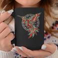 ハミングバード・トライバル・アート ネイティブアメリカン・インディアン・インディジナス コーヒーマグ 面白い贈り物