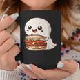 ハンバーガーとかわいいおばけ コーヒーマグ 面白い贈り物