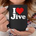 ハートジャイブジャズダンスミュージックが大好き コーヒーマグ 面白い贈り物