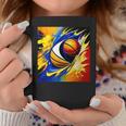 バスケットボール チーム スポーツ カラフル ボール バスケットボール愛好家 コーヒーマグ 面白い贈り物