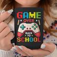 バック・トゥ・スクール-ゲームオーバーバック・トゥ・スクール コーヒーマグ 面白い贈り物