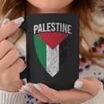 パレスチナ国旗 シールドフリー パレスチナガザ パレスチナ人 コーヒーマグ 面白い贈り物