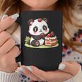 パンダを食べるストロベリーケーキ コーヒーマグ 面白い贈り物