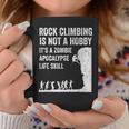 ファニーロッククライマーギフト 男女兼用 クールなゾンビクライミングに コーヒーマグ 面白い贈り物