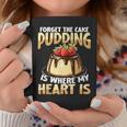 プディングはどこに私の心はチョコレートプリンの恋人 コーヒーマグ 面白い贈り物