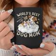 ベスト・ドッグ・ママ、子犬とジャック・ラッセル・テリア コーヒーマグ 面白い贈り物