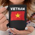 ベトナム国旗 ホリデー ビンテージ グランジ ベトナム国旗 コーヒーマグ 面白い贈り物