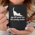 マイ・キャット・キャット・ザ・カントリー・ベター・キャッツ・アゲインスト・キャット・アメリカ コーヒーマグ 面白い贈り物