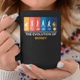 マネーの進化 ビットコイン Btc暗号通貨 コーヒーマグ 面白い贈り物