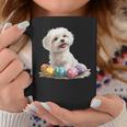 マルチーズ 犬 犬種 ハッピーイースター メンズ レディース キッズ コーヒーマグ 面白い贈り物