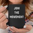 ムーブメントに参加 コーヒーマグ 面白い贈り物