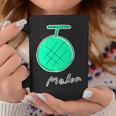 メロン Melon 『フルーツ ポップ』果物 シンプル ゆるい かわいい 落書き イラスト コーヒーマグ 面白い贈り物