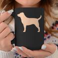 ラブラドールレトリバー 犬のシルエット コーヒーマグ 面白い贈り物