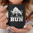 ランニング ブル レイジング ブルズ ラン 闘牛 カウボーイズ 恋人 動物 コーヒーマグ 面白い贈り物