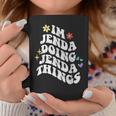 レトロ Groovy Im Jenda Doing Jenda Things おもしろ 母の日 コーヒーマグ 面白い贈り物