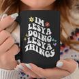 レトロ グルーヴィーなイム レシア Doing Lesya Things おかしな母の日 コーヒーマグ 面白い贈り物