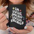レトログルーヴィーなイム・ルイーズ Doing Luise Things 面白い母の日 コーヒーマグ 面白い贈り物