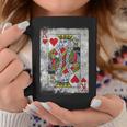 ヴィンテージ ハートのキングトランプ ハロウィン カジノ コーヒーマグ 面白い贈り物