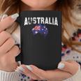 ヴィンテージオーストラリア地図、オーストラリア国旗お土産tシャツ。 コーヒーマグ 面白い贈り物