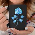 一輪挿し 青いバラ かわいい 青いバラ 花 ガーデニング コーヒーマグ 面白い贈り物