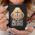 信じて救われる コーヒーマグ 面白い贈り物