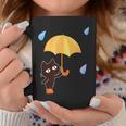 大人かわいい絵本の猫 雨の日 コーヒーマグ 面白い贈り物