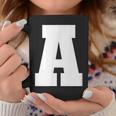 大文字 A アルファベットモノグラム イニシャル コーヒーマグ 面白い贈り物