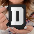 大文字 D アルファベットモノグラム イニシャル コーヒーマグ 面白い贈り物