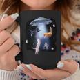 宇宙猫 面白い宇宙猫銀河ufoエイリアンアブダクション コーヒーマグ 面白い贈り物