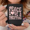平和の愛と倹約心と平和のシンボル。 コーヒーマグ 面白い贈り物