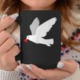 平和への愛を込めた白い鳩 コーヒーマグ 面白い贈り物