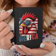 愛国心が強いチキンメリカ アメリカ国旗 鶏好き 7月4日 コーヒーマグ 面白い贈り物