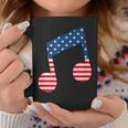 星条旗 アメリカ国旗 音符 コーヒーマグ 面白い贈り物
