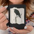 河鍋暁斎のカラス 浮世絵 日本画 日本文化 烏 コーヒーマグ 面白い贈り物