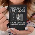 犬好き ギター ミュージシャン ペット 犬 演奏 ギター 面白い コーヒーマグ 面白い贈り物