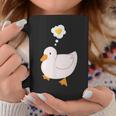目玉焼きのハートがかわいいアヒル好きのデザイン。 コーヒーマグ 面白い贈り物