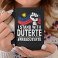 私はドゥテルテを支持します。私は何の理由もなくフィリピン人ではありません-無料prrd コーヒーマグ 面白い贈り物
