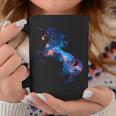 美的シルエット 夢のような宇宙 銀河 ユニコーン コーヒーマグ 面白い贈り物