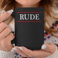 言葉 Rude On It コーヒーマグ 面白い贈り物