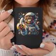 面白い サイケデリック 猿 宇宙飛行士 グラフィック メンズ コーヒーマグ 面白い贈り物