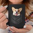 面白いtシャツ コーギー ポケット イヌ わんこ メンズ 犬好き グッズ おもしろ 面白い 服 ネタ コーヒーマグ 面白い贈り物