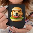 面白いtシャツ ゴールデンレトリバー 犬 ハンバーガー メンズ グッズ かわいい おもしろ 面白い 服 ネタ コーヒーマグ 面白い贈り物