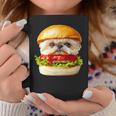 面白いtシャツ シーズー 犬 ハンバーガー メンズ 犬好き グッズ かわいい おもしろ 面白い 服 ネタ コーヒーマグ 面白い贈り物