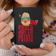 面白いかわいいスーパーポテトアニメ衣装グラフィックデザイン。 コーヒーマグ 面白い贈り物