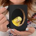 面白いセキセイインコ イエロー セキセイインコ ペット 鳥好きのギフト コーヒーマグ 面白い贈り物