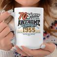 70歳の誕生日 ヴィンテージ 1955 70 Years Of Being Awesome レトロ コーヒーマグ 面白い贈り物